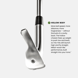 Increase distance & forgiveness with the 01 Iron Set