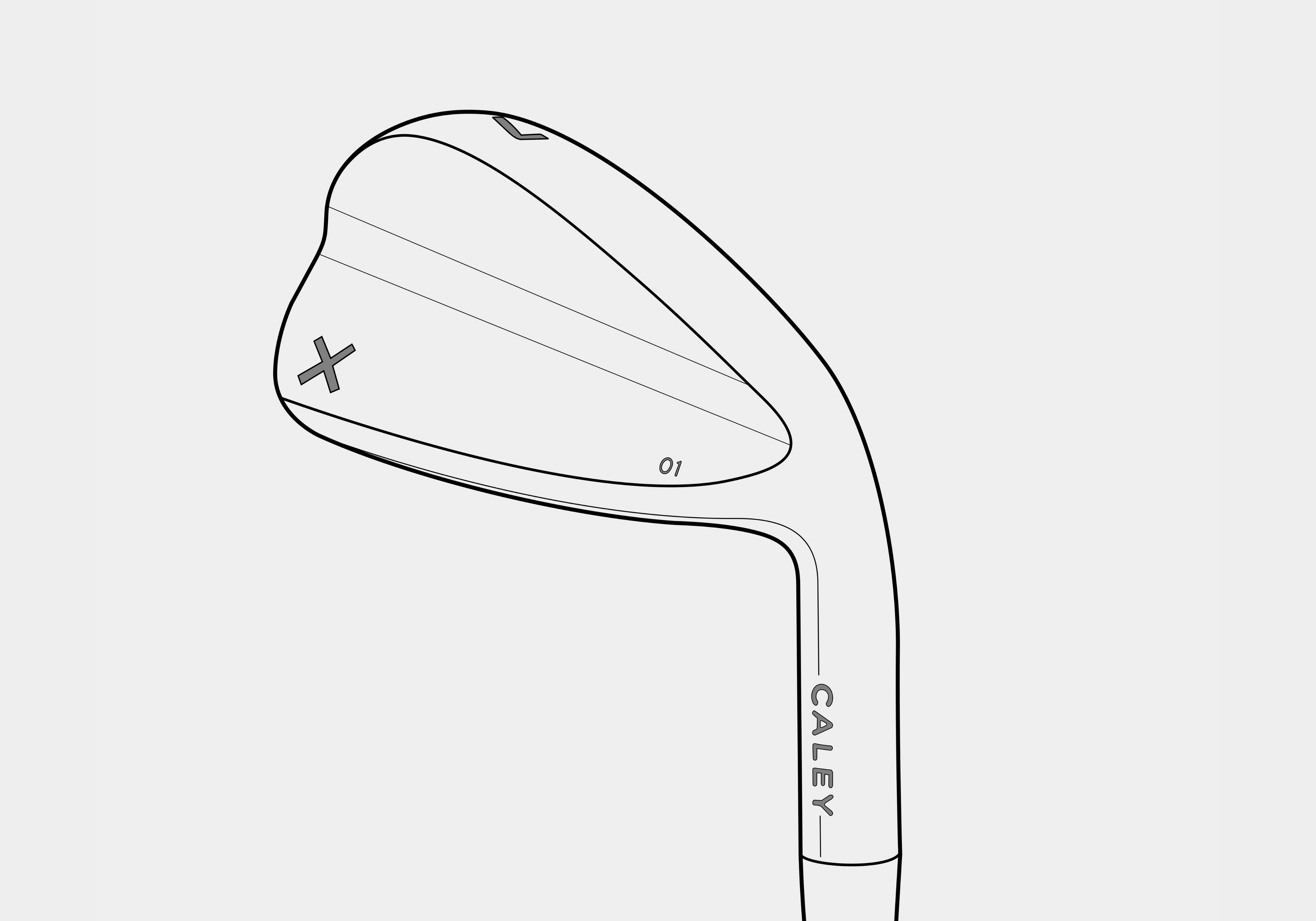 Hollow body irons Caley